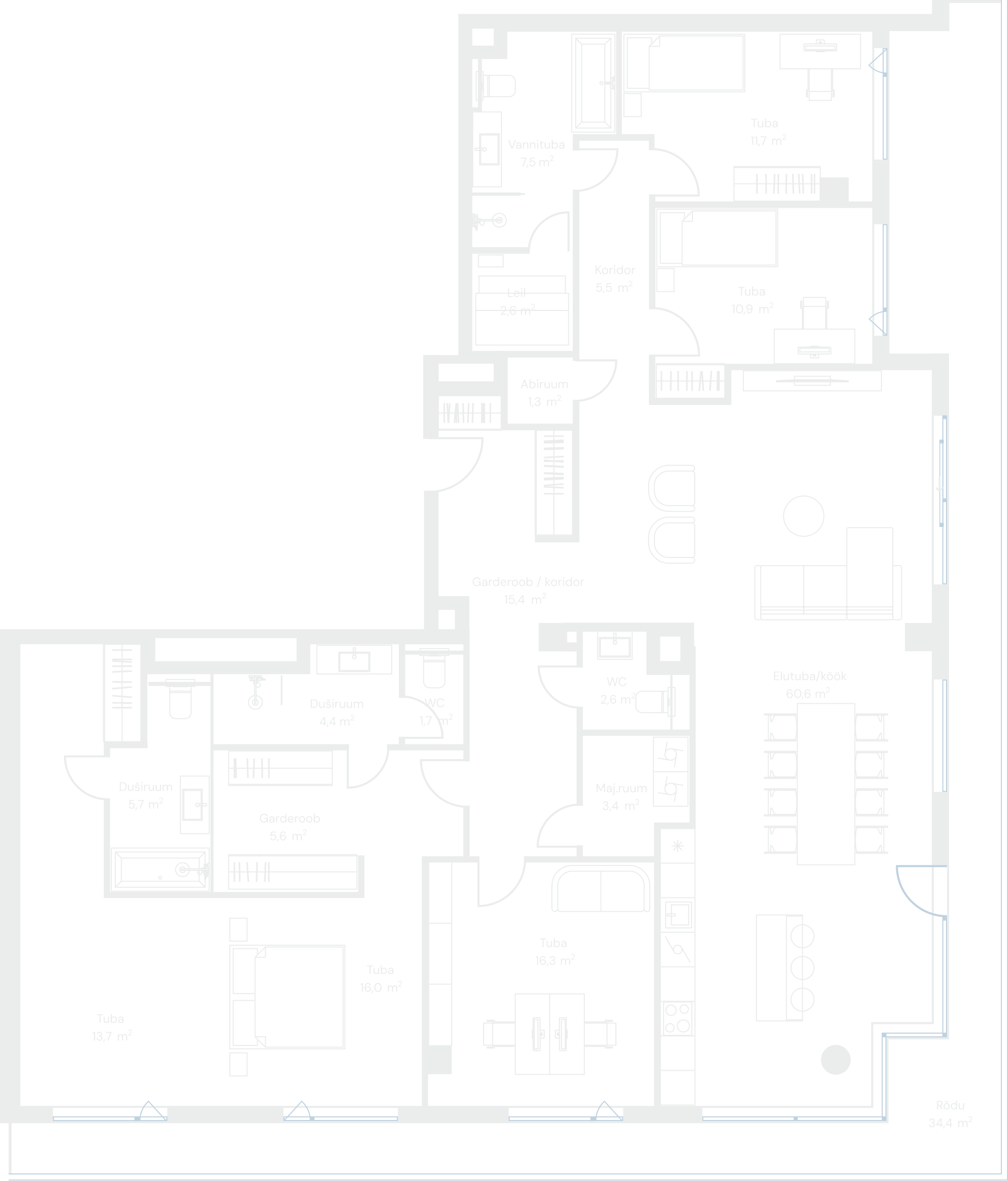 Korteri plaan  A