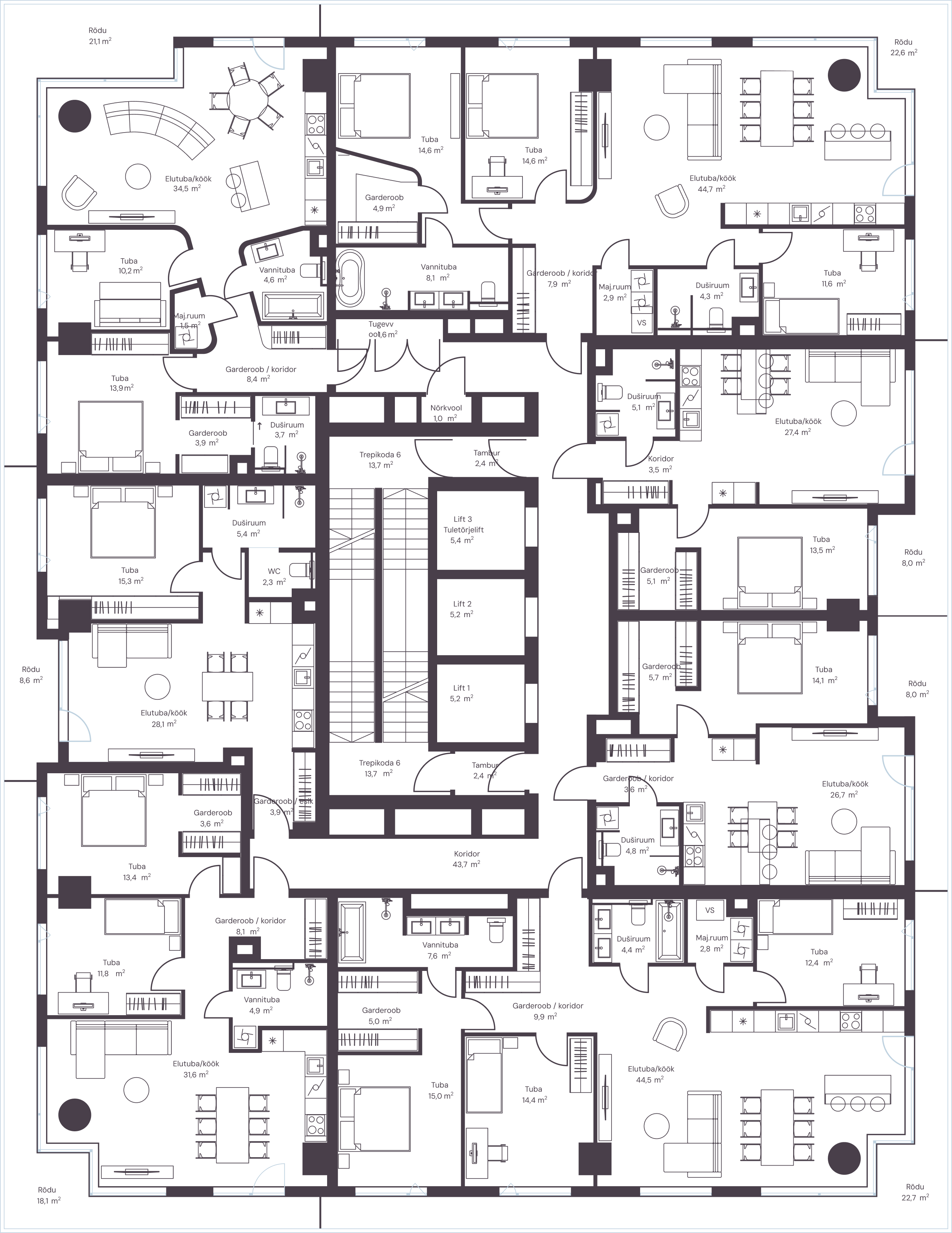 Floor plan for floor: 10