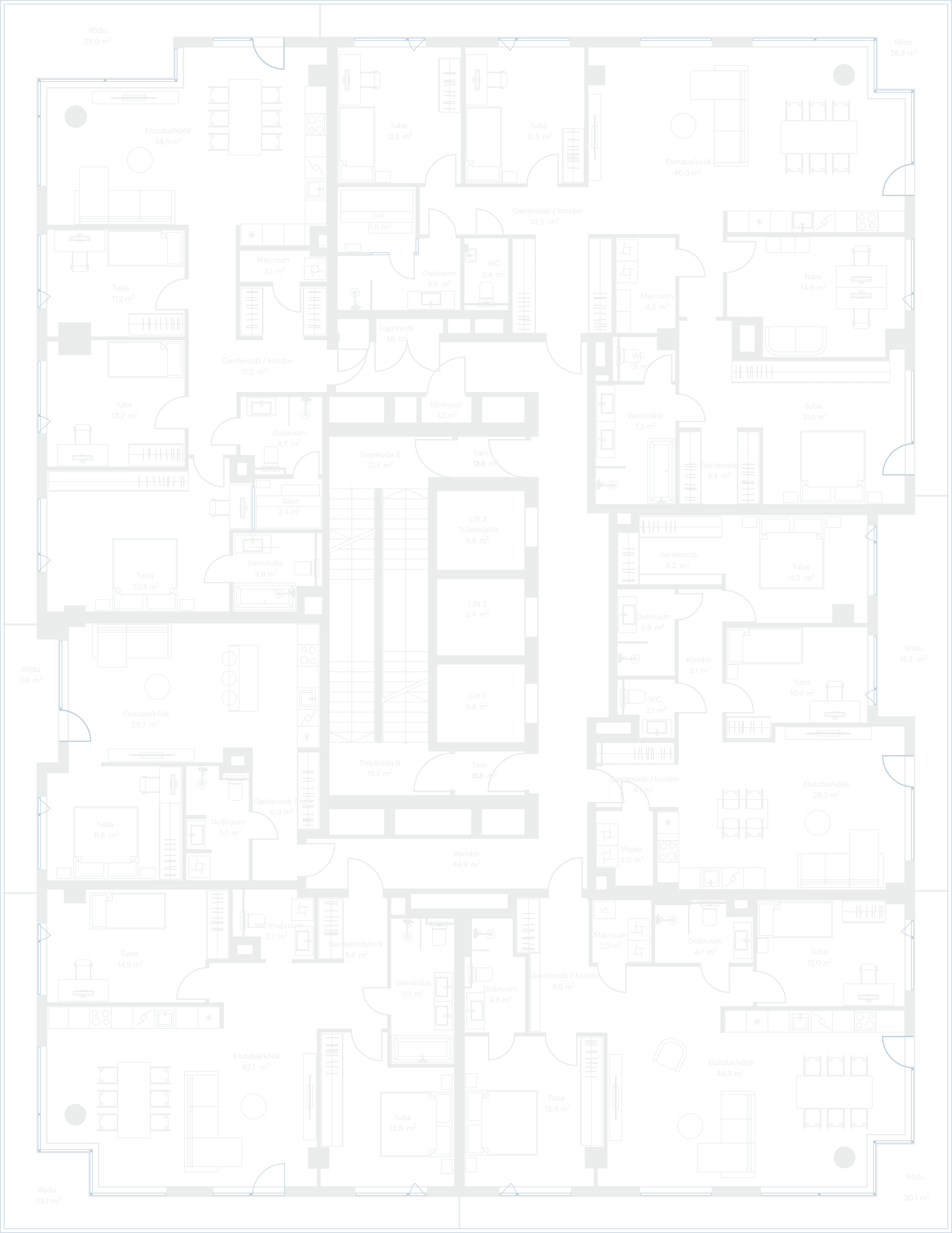 Floor plan for floor: 24